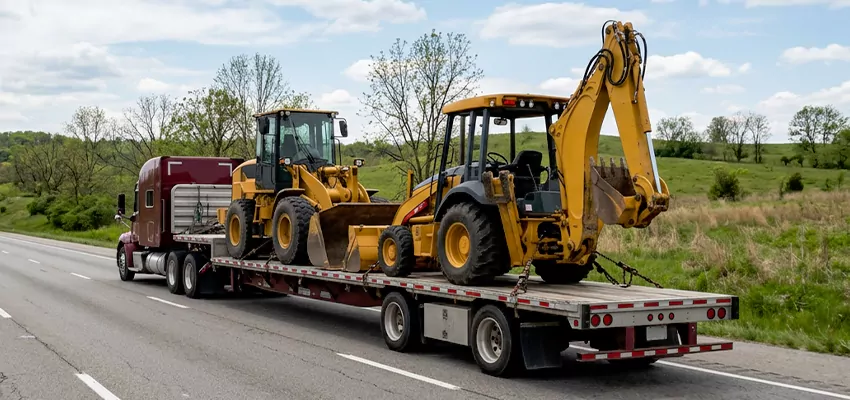 Loader and Backhoe Tractors Transport Phoenix